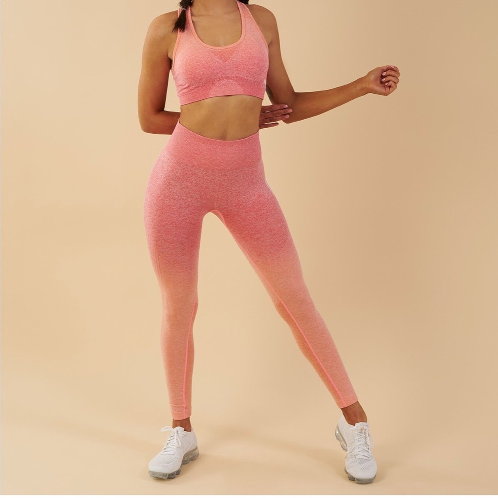 gymshark ombré seamless leggings